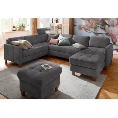Home affaire Earl U-Form Sofa - Modern U-förmiger Ecksofa Home affaire Earl U-Form Sofa - Modern U-förmiger Ecksofa