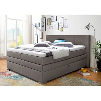 INOSIGN Airdrie - Kunstleder, Massivholz, 180x200cm - Boxspringbett INOSIGN Airdrie - Kunstleder, Massivholz, 180x200cm - Boxspringbett