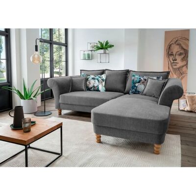 HOME AFFAIRE Tassilo L-Form Velours Sofa - Wohnzimmer Möbel HOME AFFAIRE Tassilo L-Form Velours Sofa - Wohnzimmer Möbel