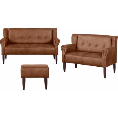 HOME AFFAIRE Moro Küchensofa - Microfaser, Braun, 174x99x73cm - Küchenmöbel HOME AFFAIRE Moro Küchensofa - Microfaser, Braun, 174x99x73cm - Küchenmöbel