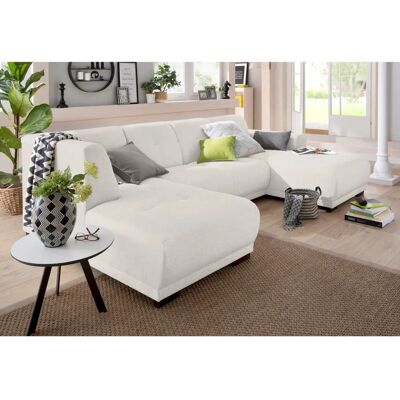 Home Affaire Langeland U-Form Sofa - Modern, Beige, 297cm Home Affaire Langeland U-Form Sofa - Modern, Beige, 297cm