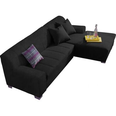 INOSIGN Anzio L-Form Sofa schwarz - Ecksofa INOSIGN Anzio L-Form Sofa schwarz - Ecksofa