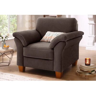 Home Affaire Borkum Sessel - Luxus-Microfaser ALTARA NUBUCK - Landhausstil Home Affaire Borkum Sessel - Luxus-Microfaser ALTARA NUBUCK - Landhausstil