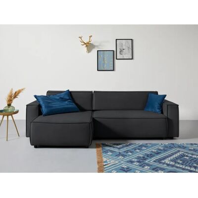 INOSIGN Marva L-Form Sofa - Modern, Samtvelours, Umwandelbar INOSIGN Marva L-Form Sofa - Modern, Samtvelours, Umwandelbar