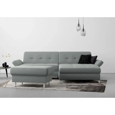 INOSIGN Maredo Hocker - Chenille-Optik, Metallfüße, 90x49x60cm INOSIGN Maredo Hocker - Chenille-Optik, Metallfüße, 90x49x60cm
