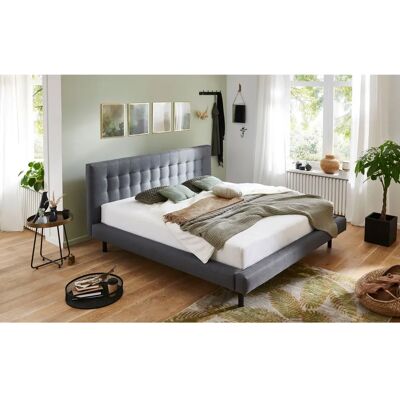 Andas Nordic Interior Tobjörn Bett - Grau, 140x200 cm - Bett Andas Nordic Interior Tobjörn Bett - Grau, 140x200 cm - Bett
