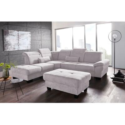 Places of Style Cornwall L-Form Sofa - Microfaser, Ottomane links, 7 Sitze Places of Style Cornwall L-Form Sofa - Microfaser, Ottomane links, 7 Sitze