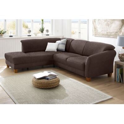 HOME AFFAIRE Gotland L-Form Sofa - Mikrofaser, links Ottomane - Landhausstil HOME AFFAIRE Gotland L-Form Sofa - Mikrofaser, links Ottomane - Landhausstil