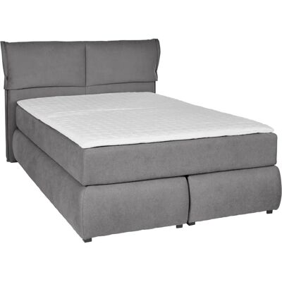 Andas Jenson Grau Skandinavisches Boxspringbett Andas Jenson Grau Skandinavisches Boxspringbett