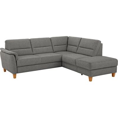 Home affaire Palmera L-Form Sofa - Microfaser, Grau, 236cm Home affaire Palmera L-Form Sofa - Microfaser, Grau, 236cm