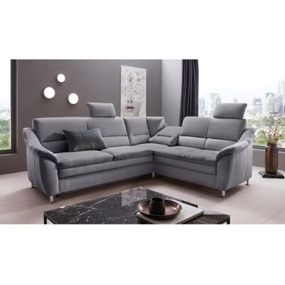 Places of Style Cardoso L-Form Sofa - Microfaser, Grau - 249x90x209 cm Places of Style Cardoso L-Form Sofa - Microfaser, Grau - 249x90x209 cm