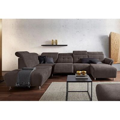 Places of Style Manhattan U-Form Sofa - Modern, Microfaser, 9 Sitze Places of Style Manhattan U-Form Sofa - Modern, Microfaser, 9 Sitze