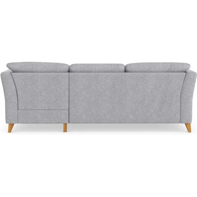 HOME AFFAIRE Trelleborg L-Form Sofa - Silber - 249cm HOME AFFAIRE Trelleborg L-Form Sofa - Silber - 249cm
