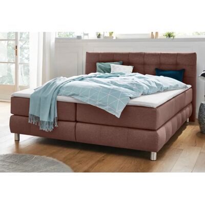 Andas Salo Boxspringbett - Braun, 180x200cm, 7-Zonen Schaum, Bonnell Andas Salo Boxspringbett - Braun, 180x200cm, 7-Zonen Schaum, Bonnell