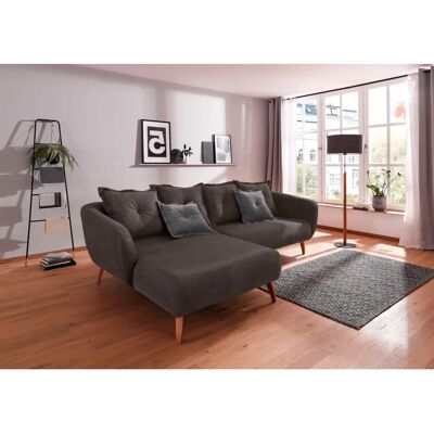 HOME AFFAIRE Baggio L-Form Sofa - Recamiere links - Grau HOME AFFAIRE Baggio L-Form Sofa - Recamiere links - Grau