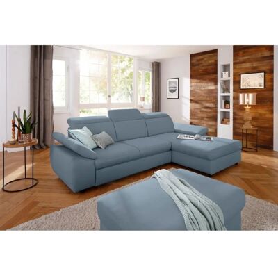 Home affaire Mauritius L-Form - Sofa - Microfaser Lederoptik - Recamiere rechts - 287x178cm Home affaire Mauritius L-Form - Sofa - Microfaser Lederoptik - Recamiere rechts - 287x178cm