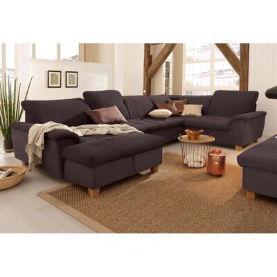 Home Affaire Lyla U-Form Microfaser Couch - Wohnzimmermöbel Home Affaire Lyla U-Form Microfaser Couch - Wohnzimmermöbel