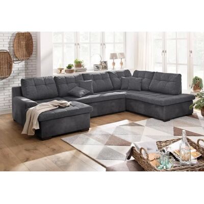 Home AFFAIRE Föhr U-Form Sofa - Microfaser Melrose Struktur Home AFFAIRE Föhr U-Form Sofa - Microfaser Melrose Struktur