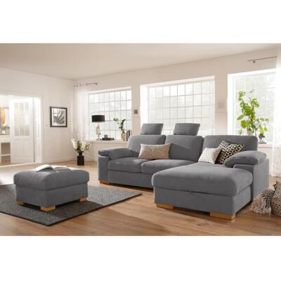 Home Affaire Ventura L-Form Grau Sofa - Sofas Home Affaire Ventura L-Form Grau Sofa - Sofas
