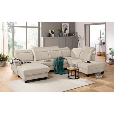 Home Affaire Solvei U-Form beige Sofa - U-Shape Sofa Home Affaire Solvei U-Form beige Sofa - U-Shape Sofa
