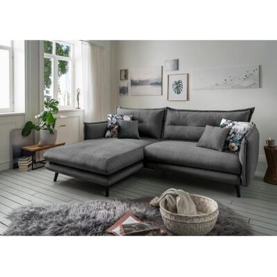INOSIGN Lazio Velours Sofa - Recamiere links - Modern & Zeitlos INOSIGN Lazio Velours Sofa - Recamiere links - Modern & Zeitlos