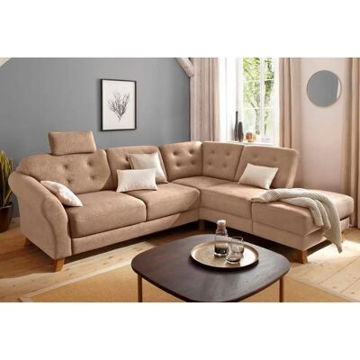 Home affaire Trondheim L-Form Sofa - Mikrofaser, Ottomane rechts - 260cm Home affaire Trondheim L-Form Sofa - Mikrofaser, Ottomane rechts - 260cm
