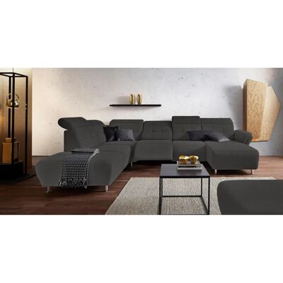 Places of Style Manhattan U-Form Sofa - Grau - Modernes Ecksofa Places of Style Manhattan U-Form Sofa - Grau - Modernes Ecksofa