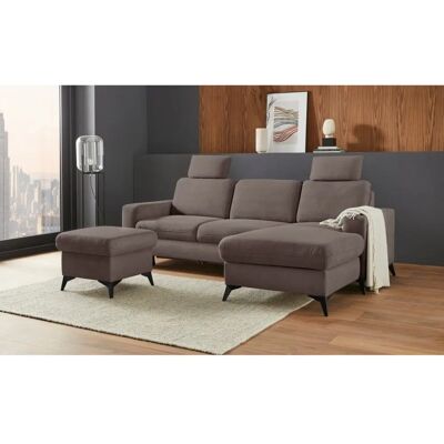 Places of Style Lolland L-Form Sofa - Grau - 250x88x162 cm Places of Style Lolland L-Form Sofa - Grau - 250x88x162 cm