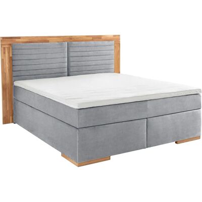 Places of Style Cup Microfaser Boxspringbett - Schlafkomfort, Hellgrau Places of Style Cup Microfaser Boxspringbett - Schlafkomfort, Hellgrau