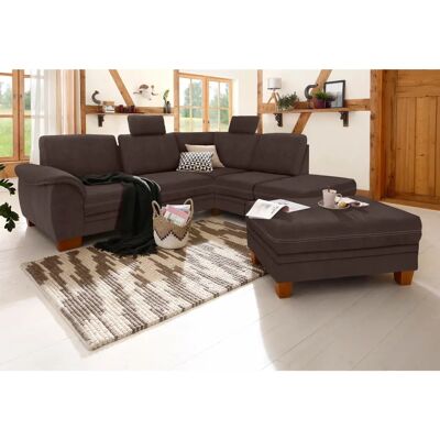 Home Affaire Husum L-Form Sofa - Microfaser Nubuck Home Affaire Husum L-Form Sofa - Microfaser Nubuck