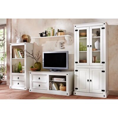 Home affaire Mexico Wohnwand - 266cm, weiß - FSC-zertifiziert Home affaire Mexico Wohnwand - 266cm, weiß - FSC-zertifiziert