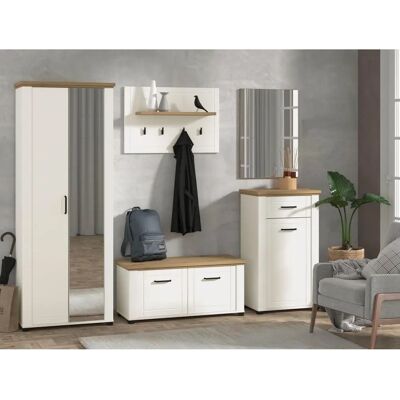 Home Affaire Valencia Kleiderschrank - MDF, 2 St., Weiß (Matt) - Schrank Home Affaire Valencia Kleiderschrank - MDF, 2 St., Weiß (Matt) - Schrank