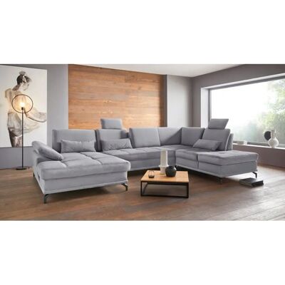 Places of Style Costello Samtoptik L-Form Sofa - Wohnzimmermöbel Places of Style Costello Samtoptik L-Form Sofa - Wohnzimmermöbel