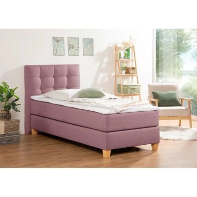 HOME AFFAIRE Moulay Lilafarbig Boxspringbett - Komplett, 90x200cm HOME AFFAIRE Moulay Lilafarbig Boxspringbett - Komplett, 90x200cm