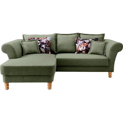 Home Affaire Tassilo L-Form Grünes Sofa - Sofa Home Affaire Tassilo L-Form Grünes Sofa - Sofa
