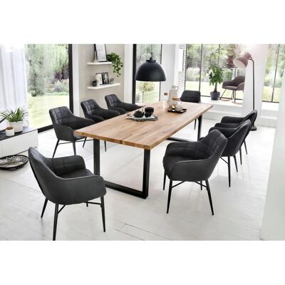 HOME AFFAIRE Tristan - Esstisch aus Massivholz - 160x77x90 cm HOME AFFAIRE Tristan - Esstisch aus Massivholz - 160x77x90 cm