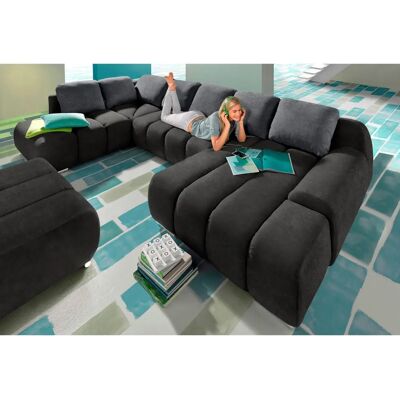 INOSIGN Bono U-Form Sofa - U-Form Luxus-Microfaser INOSIGN Bono U-Form Sofa - U-Form Luxus-Microfaser