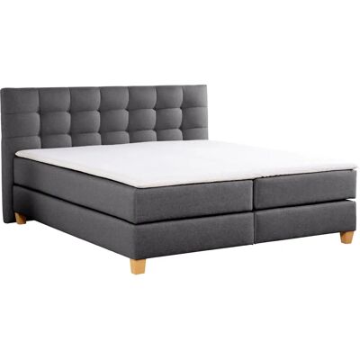HOME AFFAIRE Moulay Boxspringbett - inkl. Topper, 180x220cm, 3 Härtegrade HOME AFFAIRE Moulay Boxspringbett - inkl. Topper, 180x220cm, 3 Härtegrade