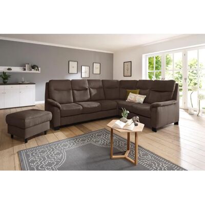 Home Affaire Boccaccio L-Form Sofa - Modern Microfaser Couch Home Affaire Boccaccio L-Form Sofa - Modern Microfaser Couch