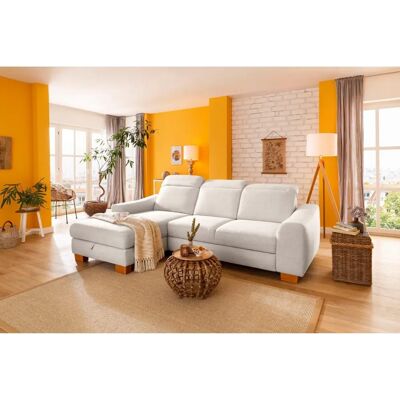 HOME AFFAIRE Dundee L-Form Sofa - Microfaser Beige - 264cm HOME AFFAIRE Dundee L-Form Sofa - Microfaser Beige - 264cm