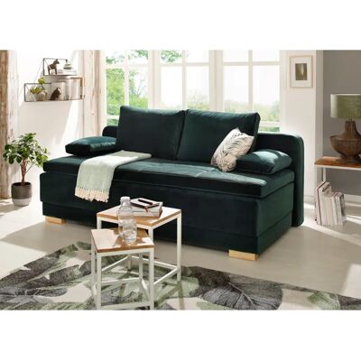 INOSIGN Berlin Grünes Schlafsofa - Bettfunktion INOSIGN Berlin Grünes Schlafsofa - Bettfunktion