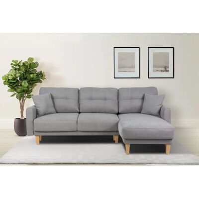 HOME AFFAIRE Triplo L-Form Microfaser Sofa mit Stauraum - Sofa HOME AFFAIRE Triplo L-Form Microfaser Sofa mit Stauraum - Sofa