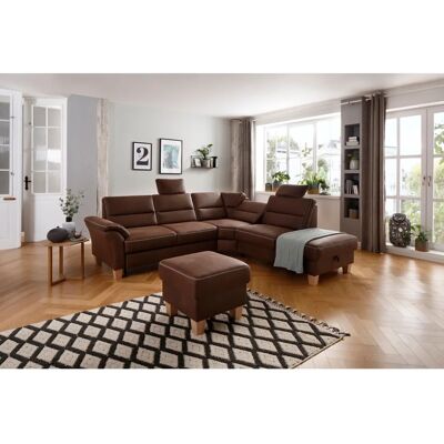 HOME AFFAIRE Soleo L-Form Sofa - Mikrofaser Lederoptik, Rechte Ottomane, Relaxfunktion - Sofa HOME AFFAIRE Soleo L-Form Sofa - Mikrofaser Lederoptik, Rechte Ottomane, Relaxfunktion - Sofa