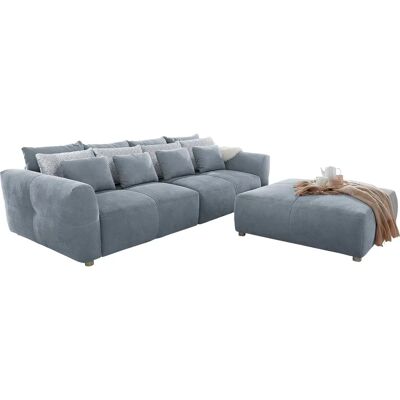 JOCKENHÖFER GRUPPE Gulliver Mikrofaser Sofa - Blau, 298x137cm JOCKENHÖFER GRUPPE Gulliver Mikrofaser Sofa - Blau, 298x137cm