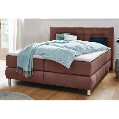 Andas Salo Skandinavisches Boxspringbett - H3, Braun, 174x211cm Andas Salo Skandinavisches Boxspringbett - H3, Braun, 174x211cm