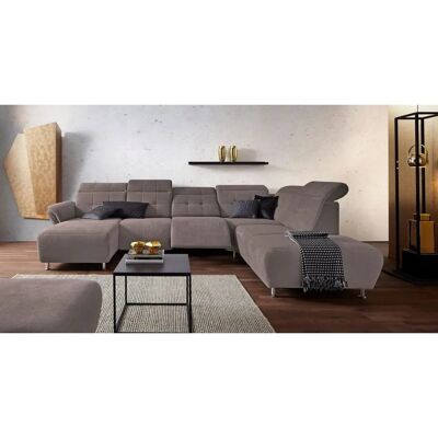 PLACES OF STYLE Manhattan U-Form Grau Sofa - Wohnzimmer PLACES OF STYLE Manhattan U-Form Grau Sofa - Wohnzimmer