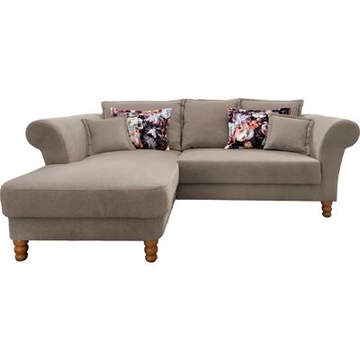 HOME AFFAIRE Tassilo L-Form Sofa - Chenille, Recamiere links HOME AFFAIRE Tassilo L-Form Sofa - Chenille, Recamiere links