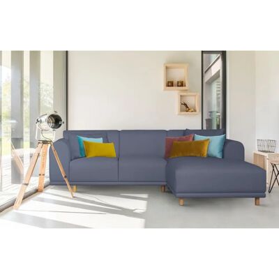 Andas Maroon L-Form Sofa - Skandinavisches Design Andas Maroon L-Form Sofa - Skandinavisches Design