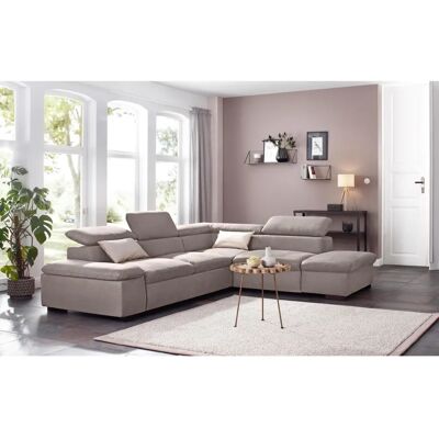 HOME AFFAIRE Alberto L-Form Sofa - Ecksofa, Microfaser Lederoptik, Grau HOME AFFAIRE Alberto L-Form Sofa - Ecksofa, Microfaser Lederoptik, Grau