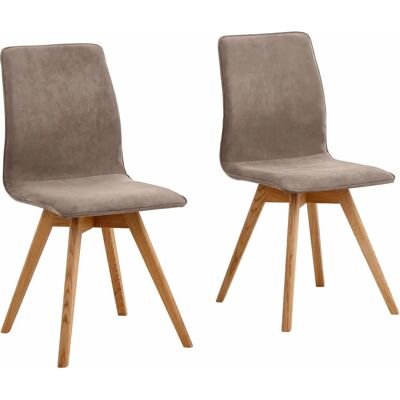 andasu202fNordic Interior Rania - 2 Esszimmerstühle - Beige - 45x55x91cm andasu202fNordic Interior Rania - 2 Esszimmerstühle - Beige - 45x55x91cm